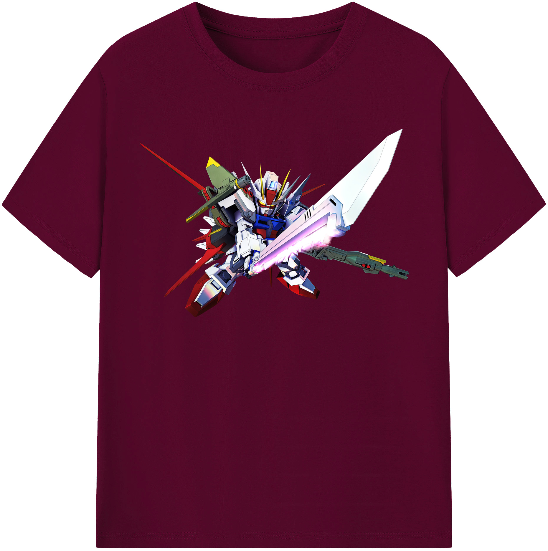 （画像用） 機動戦士ガンダム Mobile Suit Gundam レディースカジュアルプリントTシャツ（綿100％）